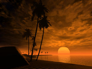 Tropic of Capricorn:  Created in 1999 using Vue d'Esprit 2